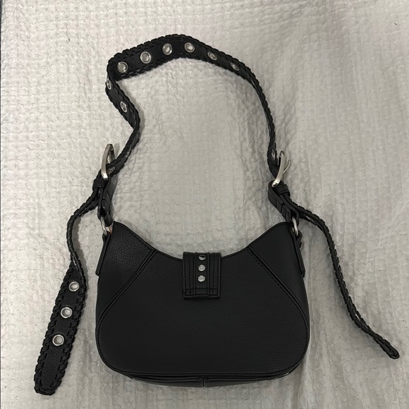 Urban Outfitters Black Studded Shoulder Bag - Picture 2 of 4